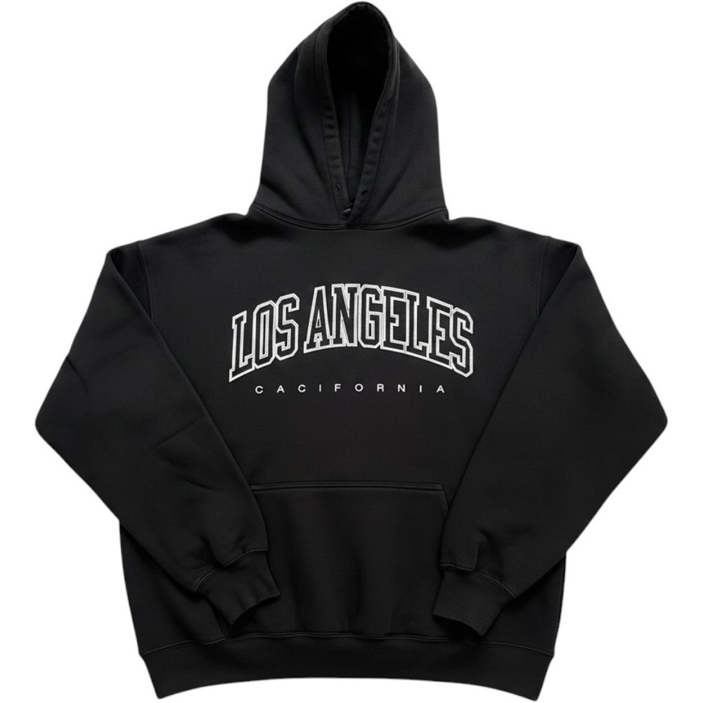 Brandy Melville John Galt black Los Angeles California hoodie one size fits‎ all